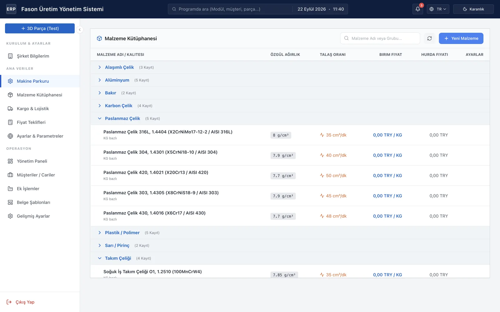 Material library